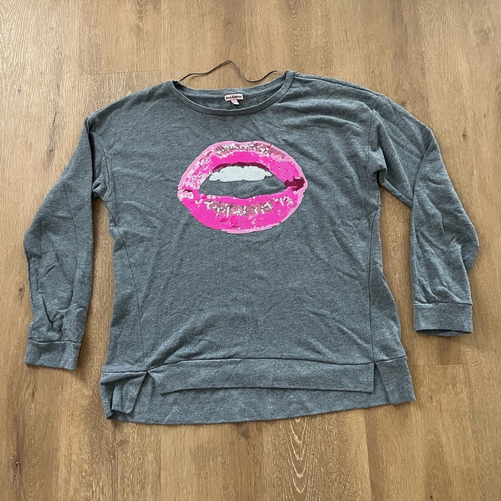 Juicy Couture Lips Crewneck